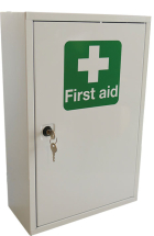 Click Medical Metal First Aid Cabinet