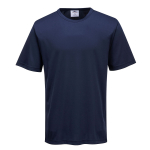 POLYESTER T-SHIRT SIZE SML NAVY