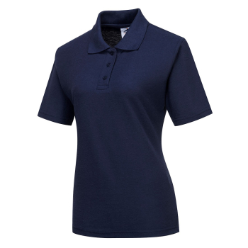 LADIES POLO SHIRT MED NAVY
