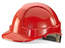B-BRAND SAFETY HELMET RED WHEEL RATCHET HEADGEAR B-BRAND SAFETY HELMET RED WHEEL RATCHET HEADGEAR