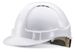 B-BRAND SAFETY HELMET WHITE WHEEL RATCHET HEADGEAR