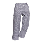 BROMLEY CHEFS TROUSER 2XL BLUE/WHITE CHECK