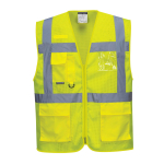 ATHENS MESHAIR EXECUTIVE VEST YELLOW MED