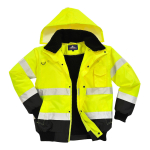 3IN1 BOMBER JACKET SIZE MED YELLOW/BLACK