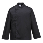 CROSS OVER CHEFS JACKET SIZE SML BLACK