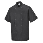 CUMBRIA CHEFS JACKET SIZE LRG BLACK CUMBRIA CHEFS JACKET SIZE LRG BLACK