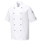 KENT CHEFS JACKET SIZE XS WHITE