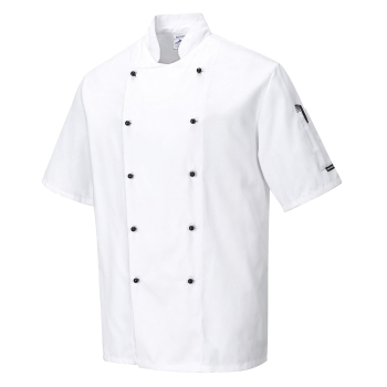 KENT CHEFS JACKET SIZE 2XL WHITE