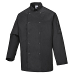 SUFFOLK CHEFS STUD JACKET SIZE 3XL BLACK SUFFOLK CHEFS STUD JACKET SIZE 3XL BLACK