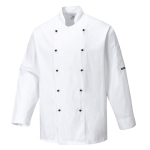 SOMERSET CHEFS JACKET SIZE XL WHITE