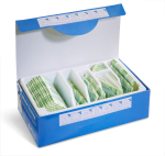 CLICK MEDICAL BLUE DETECTABLE PLASTERS - 120 ASSORTED