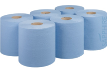 BLUE 2 PLY CENTREFEED ROLLS 150M X 175MM EMBOSSED