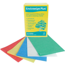 ENVIROWIPE PLUS FOLDED LARGE CLEANING CLOTH GREEN (25)