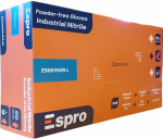 BLUE NITRILE POWDER FREE DISP GLOVE 3.5G XL PER 100