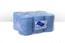 BLUE 1 PLY CONTINUOUS ROLL TOWEL 180M X 200MM X 45MM
