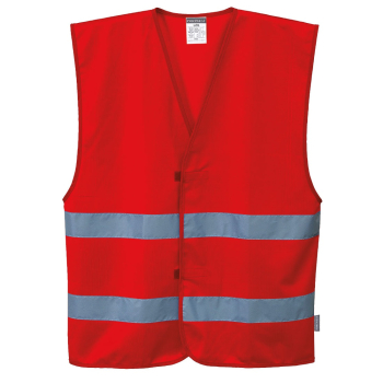IONA 2 BAND VEST SIZE 2XL/3XL RED