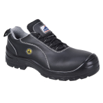 ESD LEATHER SAFETY SHOE S1 SIZE 37/4 BLACK