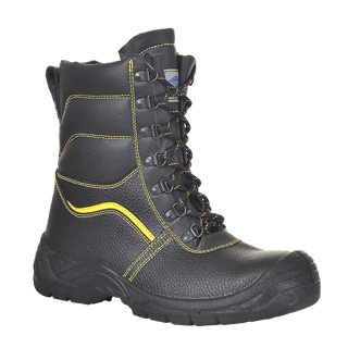 FURLINED S3 BOOT SIZE 43/9 BLACK