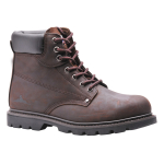 WELTED SAFETY BOOT SB SIZE 41/7 BROWN