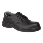 LACED SAFETY SHOE S2 SIZE 40/ 6.5 BLACK