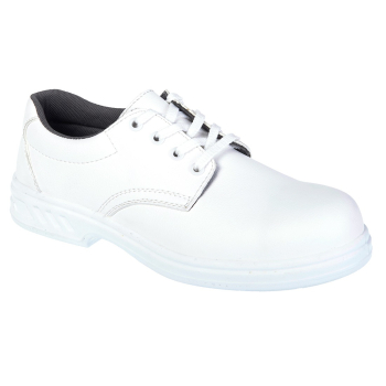 LACED SAFETY SHOE S2 SIZE 37/4 WHITE