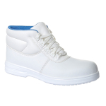ALBUS LACED BOOT S2 SIZE 41/7 WHITE