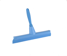 300MM OVERMOULDED SQUEEGEE WITH SHORT HANDLE BLUE