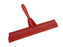 300MM OVERMOULDED SQUEEGEE WITH SHORT HANDLE RED