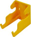 HH2 YELLOW WALL BRACKET FOR BAG HOOP