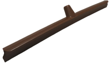 BROWN SINGLE BLADE OVER MOULDED SQUEEGEE 600MM
