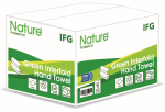 GREEN 1 PLY INTER-FOLD HAND TOWEL 250L X 210W 3600 SHEET