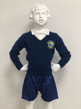 ROYAL BLUE V NECK JUMPER 32Inch C/W LONGSANDS LOGO (AGE 11/12) ROYAL BLUE V NECK JUMPER 32Inch C/W LONGSANDS LOGO (AGE 11/12)