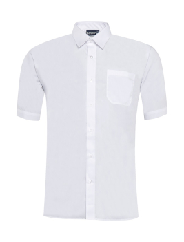 BOYS TWIN PACK S/S SHIRT COLLA R 12H WHITE C/W LONGSANDS LOGO