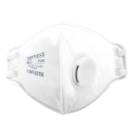 FFP3 VALVED RESPIRATOR (PK20) WHITE - FOLD FLAT TYPE