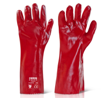 PVC GAUNTLET RED 16inch PVC GAUNTLET RED 16inch