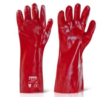 PVC GAUNTLET RED 16Inch PVC GAUNTLET RED 16Inch