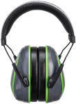 HV EXTREME EAR DEFENDERS GREY/GREEN SNR 26dB