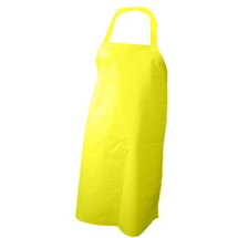 PVC NYLON APRON WITH HALTER & TIES 54inch LONG 36inch WIDE YELLOW