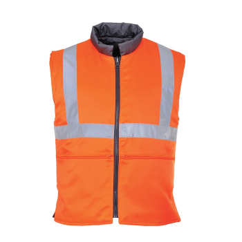 HI-VIS BODYWARMER RIS SIZE 2XL ORANGE HI-VIS BODYWARMER RIS SIZE 2XL ORANGE