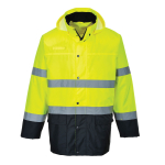 LITE 2-TONE TRAFFIC JACKET SIZE MED YELLOW/NAVY