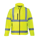 HI-VIS SOFTSHELL JACKET SIZE 2XL YELLOW HI-VIS SOFTSHELL JACKET SIZE 2XL YELLOW