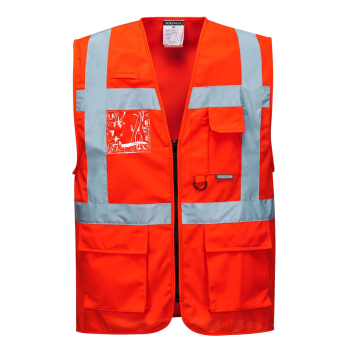 BERLIN EXECUTIVE VEST SIZE LRG RED