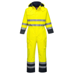 BIZFLAME RAIN FR COVERALL SIZE LRG YELLOW/NAVY