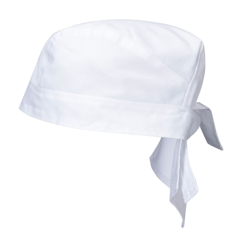 CHEFS BANDANA WHITE