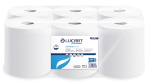 861156 WHITE 2 PLY CONTINUOUS ROLL TOWEL 100M X 200MM X 43MM