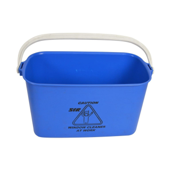 OBLONG BUCKET 9 LITRE BLUE 14Inch LONG WINDOW CLEANER AT WORK