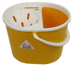 YELLOW 7 LITRE LUCY OVAL MOP BUCKET & WRINGER