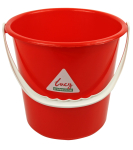9 LTR RED PLASTIC LUCY BUCKET