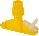 YELLOW PLASTIC KENTUCKY MOP HOLDER