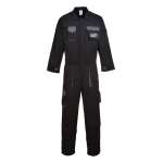CONTRAST COVERALL SIZE MED BLACK